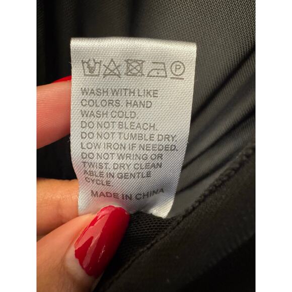 Black Unbranded Sheer Mesh XL Romper Beach Swim Festival Concert Cover Up Ruched - Picture 7 of 7